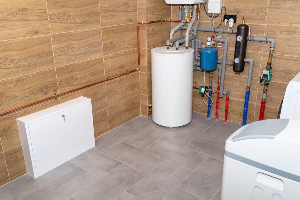 Residential water heater and plumbing system installed in Deltona